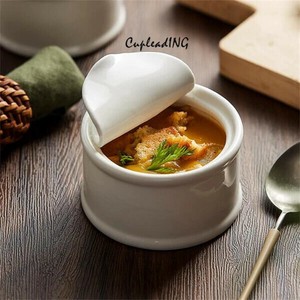 ＜人気商品＞ INSスタイル ソース皿 プリン焼きボウル ジャムボウル デザートボウル 缶 陶磁器食器 ホテル