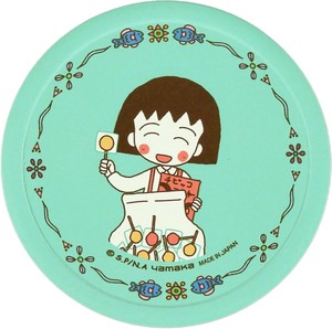 【ちびまる子ちゃん】35周年 吸水タイルコースター(グリーン)