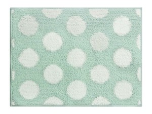 オカトー　sofmore　バスマット　ドット　45×60cm　ブルー
