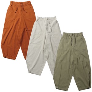 【2024AW新作】【HOUSTON WOMAN】SATIN FATIGUE BARREL PAMTS