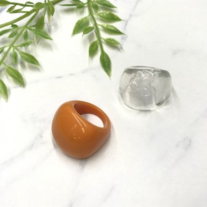 指輪　リング　個性的　アクリル　単色