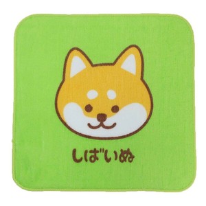 【ハンドタオル】ワンワンワールド プリントミニハンカチ しばいぬ