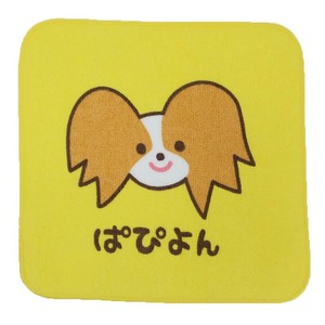 【ハンドタオル】ワンワンワールド プリントミニハンカチ ぱぴよん