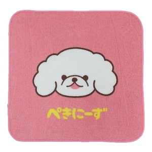 【ハンドタオル】ワンワンワールド プリントミニハンカチ ぺきにーず