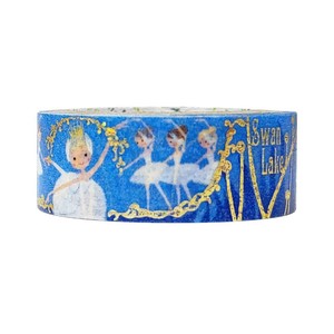 【マスキングテープ】きらぴかマスキングテープ バレエシアター Swan Lake