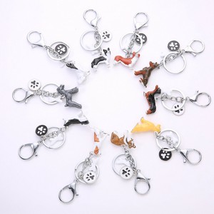 Key Ring Calla Lily Rings Backcharm Dog