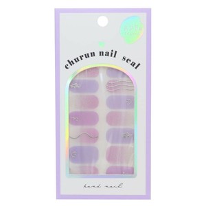 【コスメ雑貨】ネイルシール パープルライン