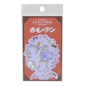 【ステッカー】赤毛のアン ダイカットステッカー anne’s teatime ドレス