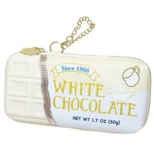 【ペンケース】ヤップ 板チョコホワイトポーチ