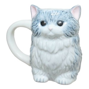 【マグカップ】ダイカットマグ ねこ 猫