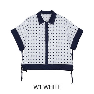 micalle micalle トップス　ドット　アシンメトリー MICALLE MICALLE(ミカーレミカーレ) - Shirt with Asymmetrical