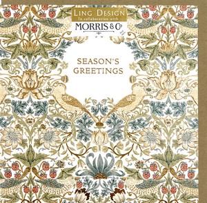 贺卡 插画 信封 2024新品 William Morris 圣诞节