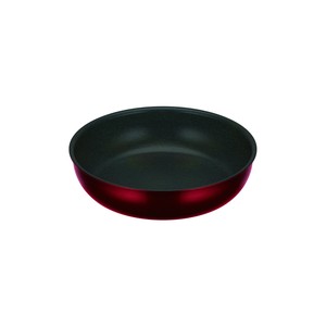 サーモス　KVD-024D DR　デュラブルシリーズ取っ手のとれる炒め鍋KVD24cm　ディープレッド