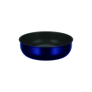 サーモス　KVE-024D DPBL　デュラブルシリーズ取っ手のとれるガス火専用炒め鍋KVE24cm　ディープブルー