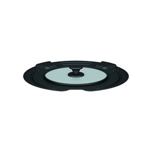 サーモス　KLK-2628 BK　取っ手のとれるフライパン専用フタ26〜28cm　ブラック