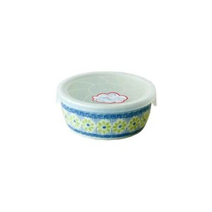 Donburi Bowl Flower Small Green Western Tableware 11cm Made in Japan