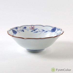 Hasami ware Side Dish Bowl L size Hand-Painted Made in Japan