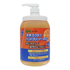 GA　天然スクラブハンドクリーナーeco　1.4Kg　ポンプ式　ES-14P　146411