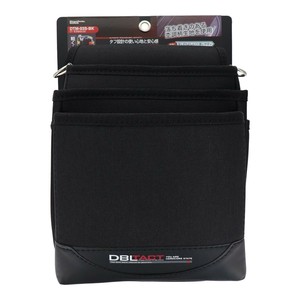 DBLTACT　3段腰袋　杢ブラック　DTM-03S-BK　582806