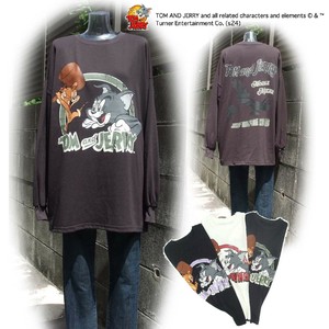 長袖BIGTシャツ　【TOM ＆ JERRY】