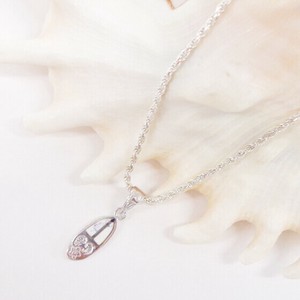 【セール】ハワイアンジュエリー ペンダントトップ RH Body board Pendant w/White TQ