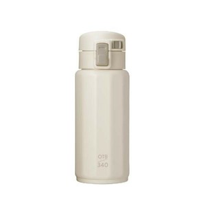 ベストコ マグボトル 水筒 ワンタッチ 340ml アイボリー NM-341 ポリゴーンヌ