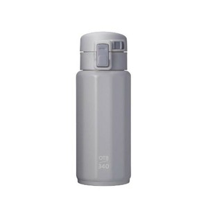 ベストコ マグボトル 水筒 ワンタッチ 340ml グレー NM-343 ポリゴーンヌ