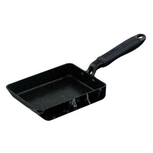 ベストコ 卵焼き器 13×18cm エッグパン IH ガス火 ブラック 大理石柄 NX-135 MARBLE KITCHEN