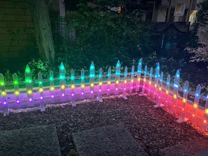 クリスマス　NEWスマートLED APPガーデンフェンス