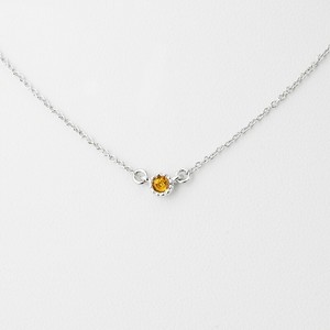 Topaz/Citrine Necklace Natural Stone Pendant