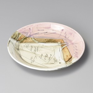 Main Plate Japanese Tableware Pink Made in Japan