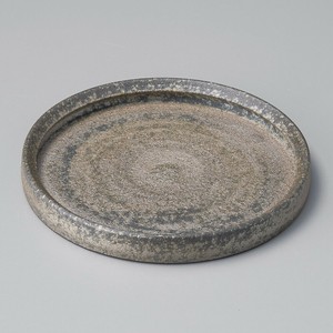 黒窯変6.0切立皿　和食器 日本製