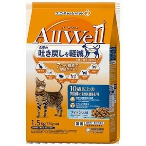 AllWell 10歳以上の腎臓の健康維持用 フィッシュ味 1.5kg(375g×4袋)