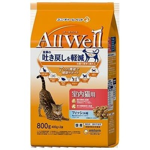 AllWell 室内猫用 フィッシュ味 800g(400g×2袋)