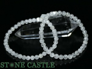 ☆高品質☆【ブレスレット】ダンビュライト (5A) (約5〜5.5mm) 【天然石 パワーストーン】