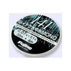 Fujino(フジノ)　141ハイテク水中糸MON　30m+別サイズ4m付　A-8　0.07+0.1号