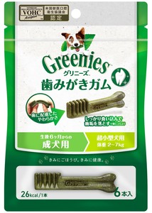 グリニーズ　プラス　成犬用　超小型犬用　2−7kg　6P　犬用おやつ