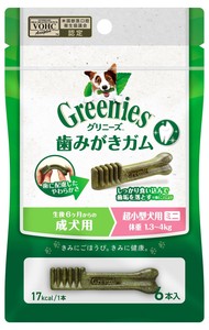 グリニーズ　プラス　成犬用　超小型犬用　ミニ　1.3−4kg　6P　犬用おやつ