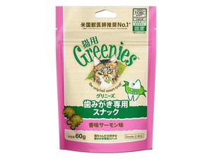 グリニーズ　猫用　香味サーモン味　60g　猫用おやつ
