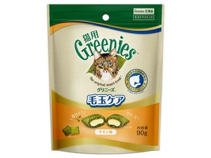 グリニーズ　猫用　毛玉ケア　チキン味　90g　猫用おやつ