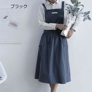 围裙 厨房 大人用 后背缎带