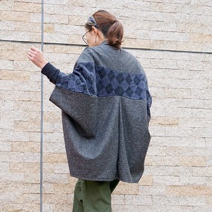 Cardigan Design Argyle Pattern 2-way