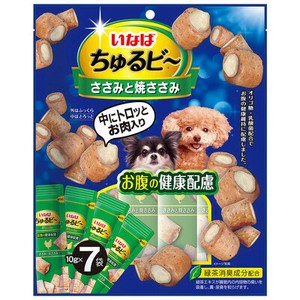 [いなばペットフード] いなば　ちゅるビー　ささみと焼ささみ　お腹の健康配慮7P