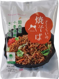 【桜井食品】さくらいの焼きそば 114g　国内産小麦使用