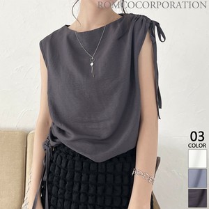 Button Shirt/Blouse Sleeveless Tops Short Length [2024 NEW]