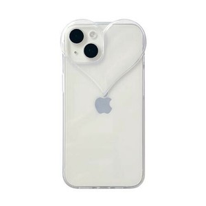 iPhone 15/14/13対応ケース ハート クリア i37FiJS14