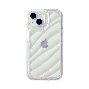 iPhone 15/14/13対応ケース ウェーブ クリア i37FiJS12