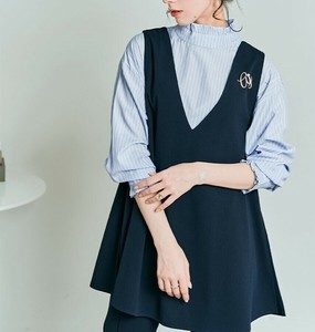 ブラウス《フリルスタンドカラーブラウス M,Lサイズ》《現品限り》