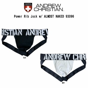 ANDREW CHRISTIAN(アンドリュークリスチャン)ジョックストラップ 前閉じ メンズ 男性用 下着 パンツ 93096