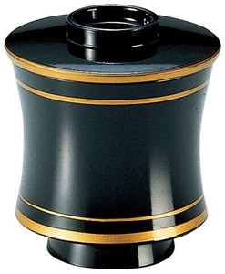 糸巻小吸椀 黒金ひも M